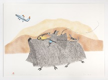  Reproduced with permission Dorset Fine Arts Government of Nunavut Fine Art Collection Courtesy Winnipeg Art Gallery © the Artist