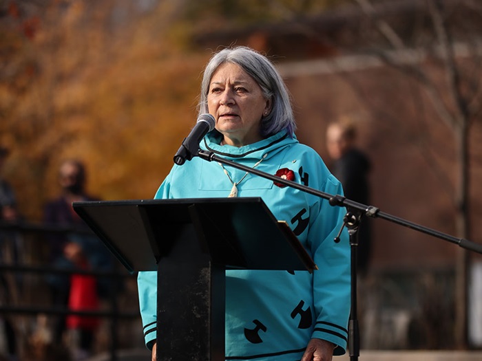 MarySimonSpeaksAnniePootoogookParkNamingCeremony