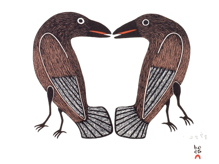 Kenojuak Ashevak - Love Birds