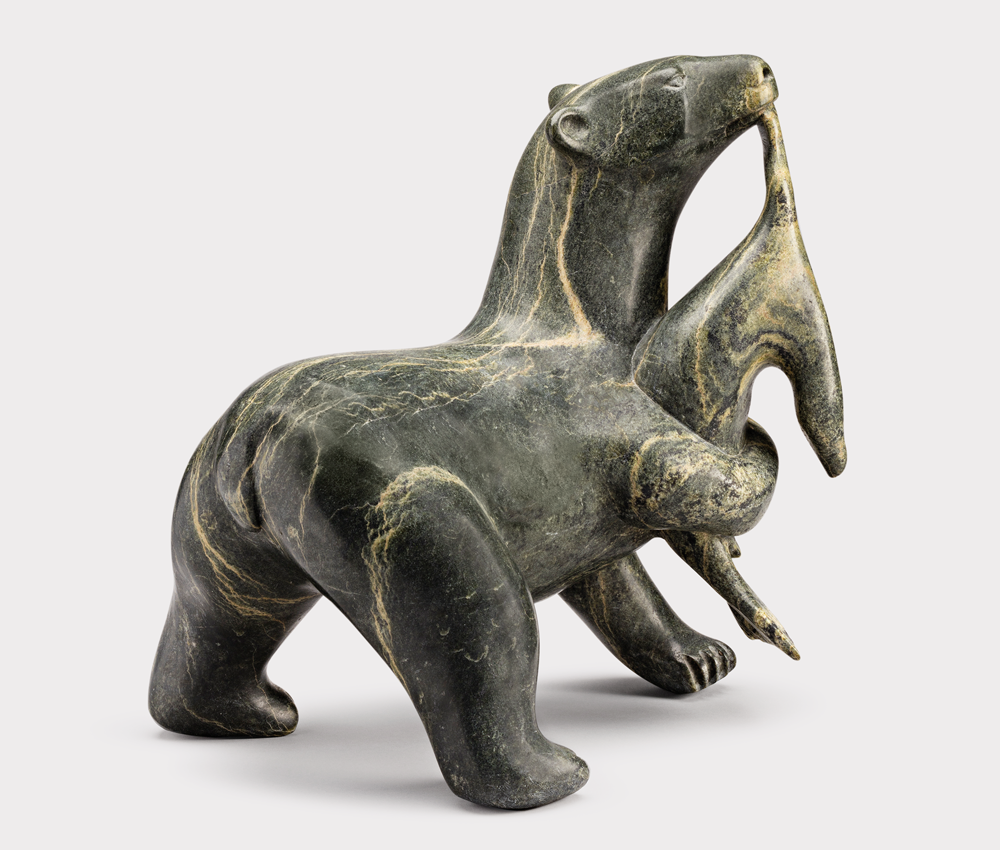 34.4_Feature_Osuitok_PolarBearwithCapturedSeal_First-Arts