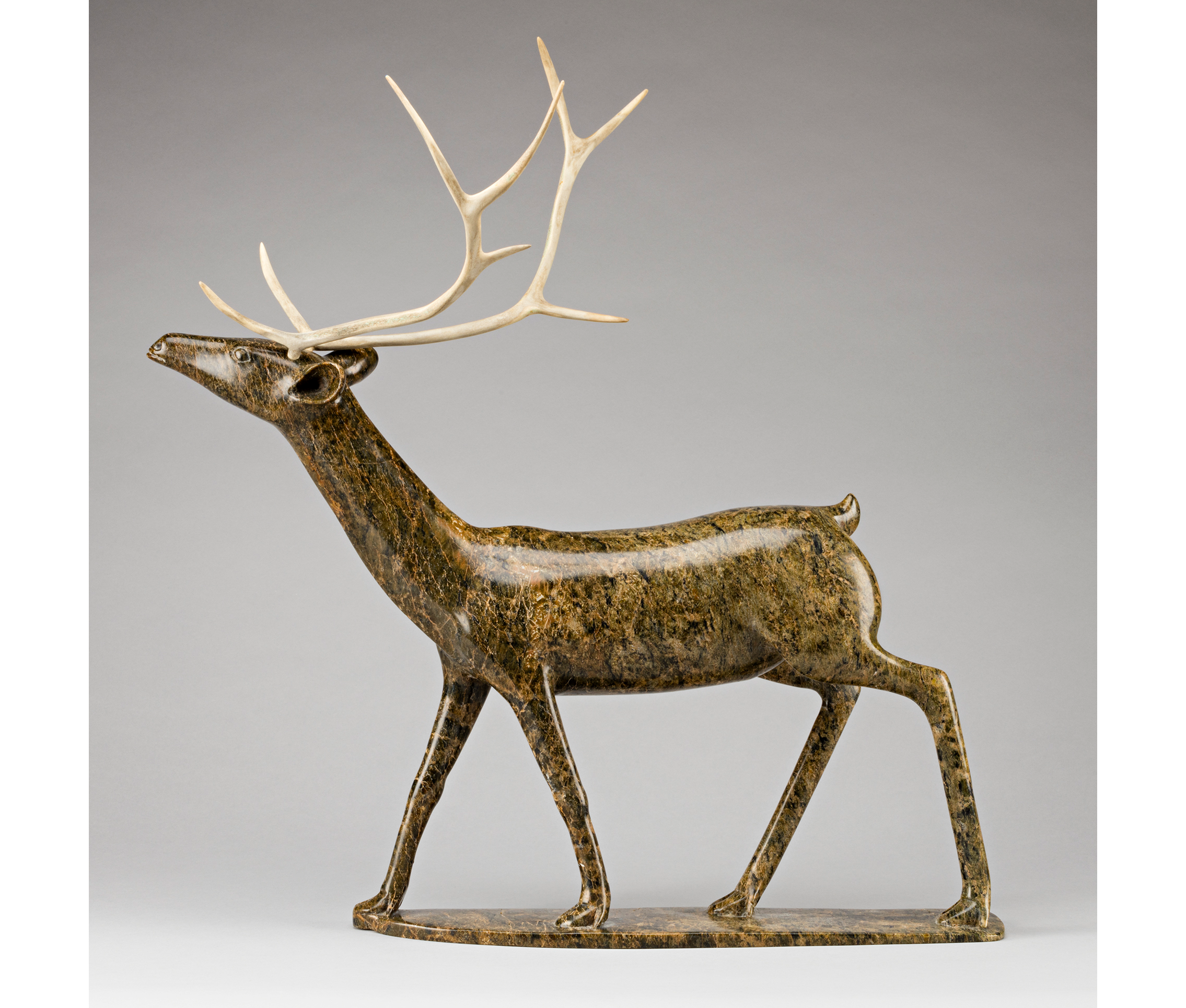 34.4_Feature_Osuitok_WalkingCaribou_FirstArts