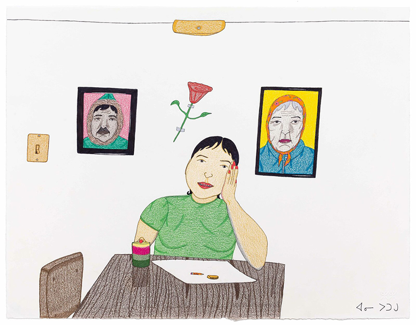 Annie Pootoogook_Memories of My Parents_2019