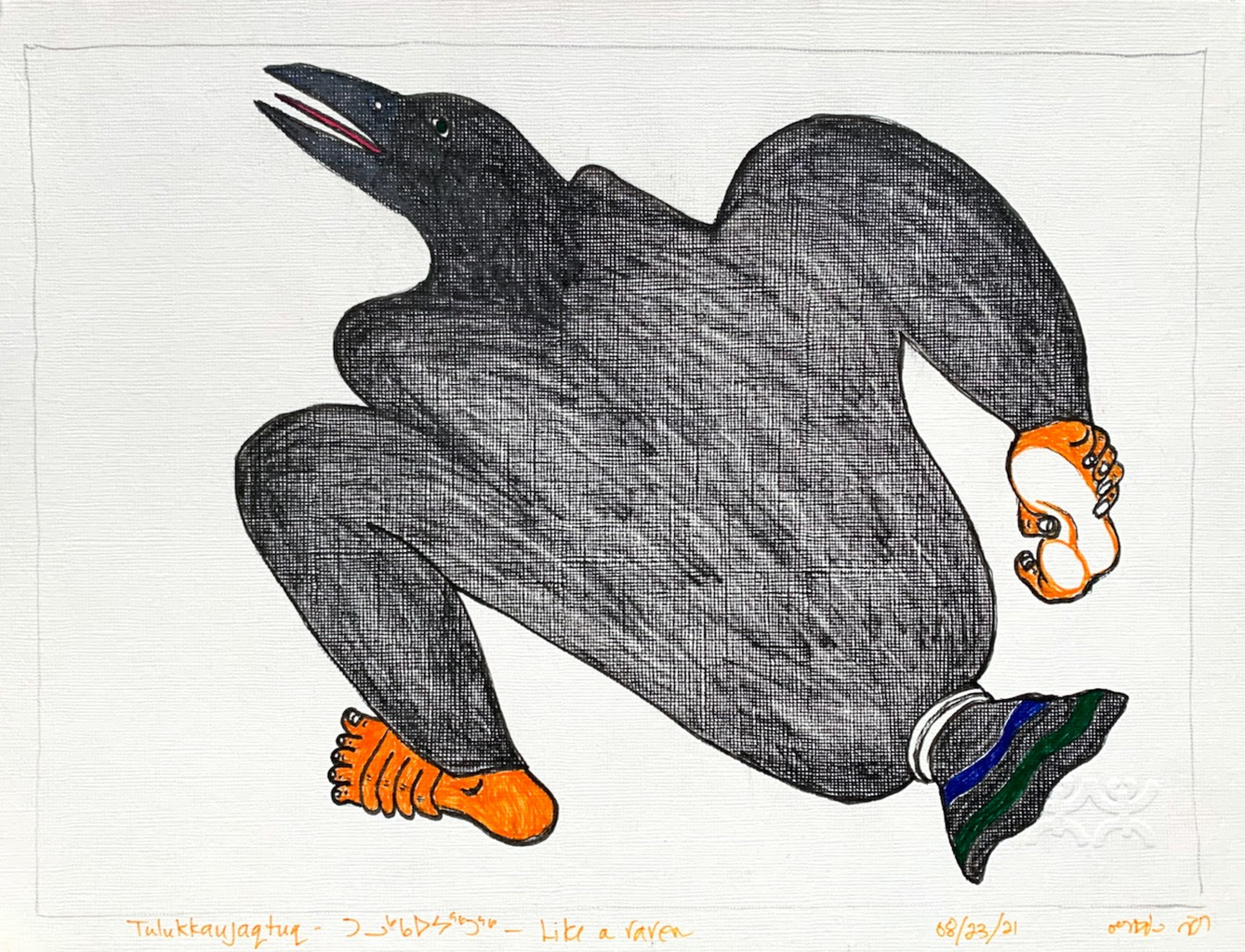 Ningiukulu Teevee_Tulukkaujaqtuq like a raven