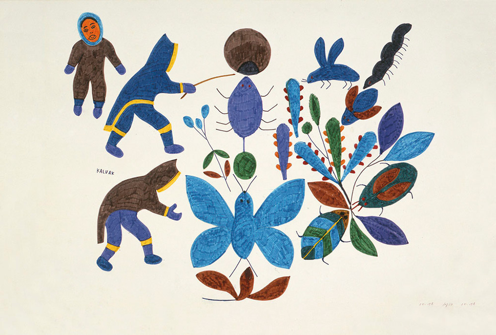HKalvak_Summer Scene with Flowers and Insects