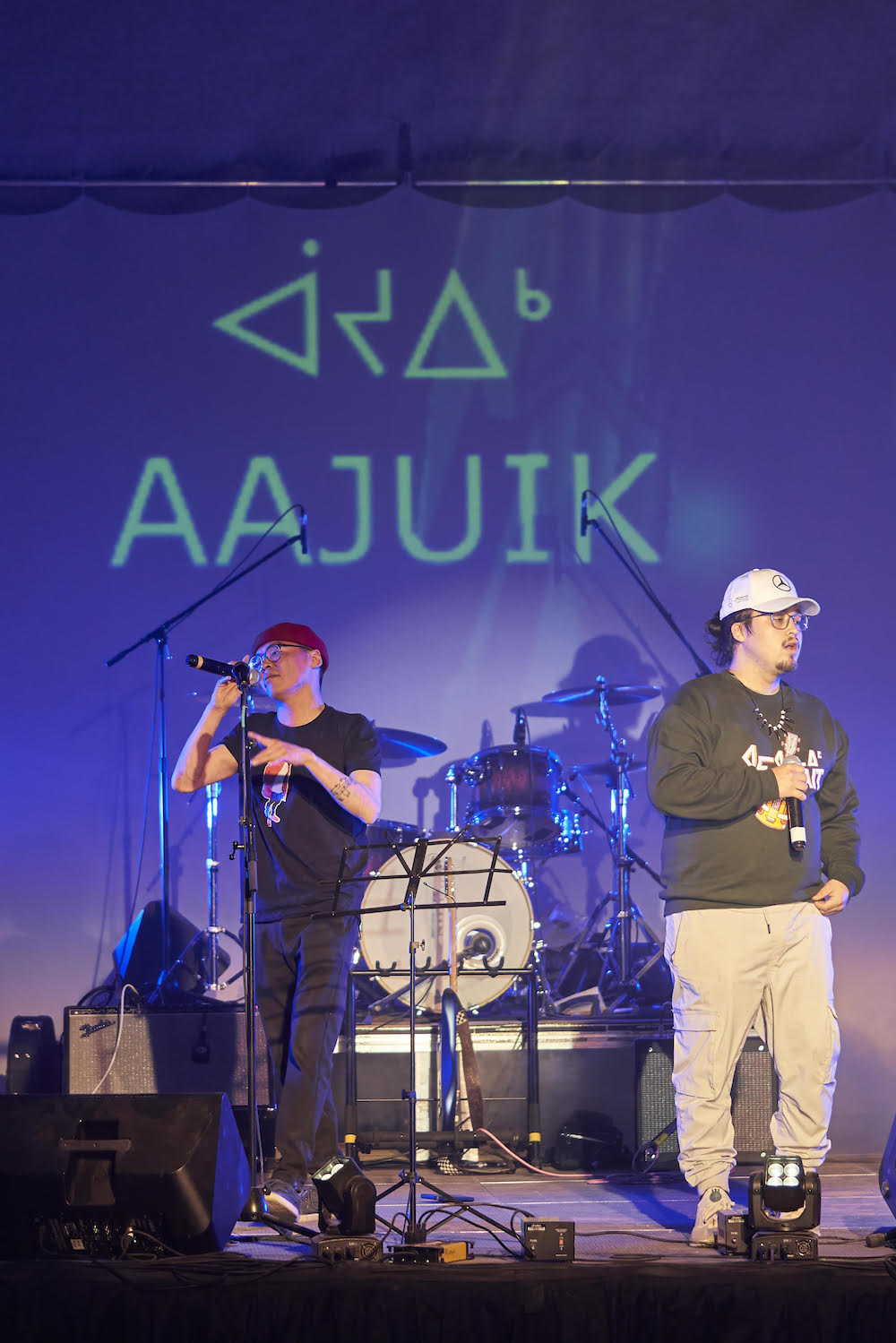KimOJax and 666god performing at the Alianait festival in Iqaluit